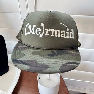 Mermaid Olive Green Camo Hat